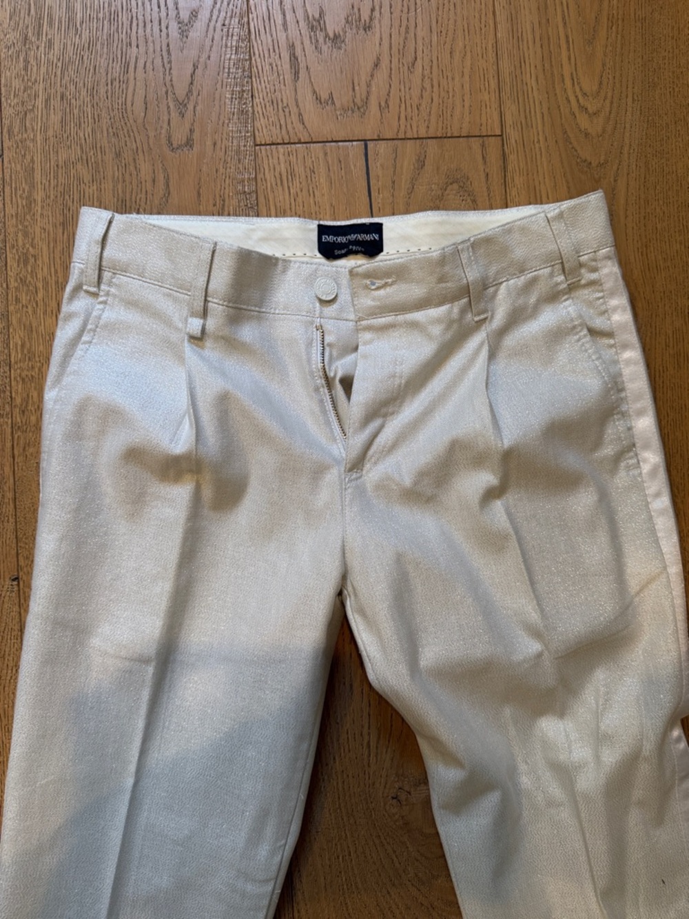 Emporio Armani Men's White Dress Trousers - Picture 4 of 5